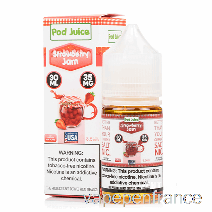 Confiture De Fraises - Jus De Dosette - Stylo Vape 30ml 20mg